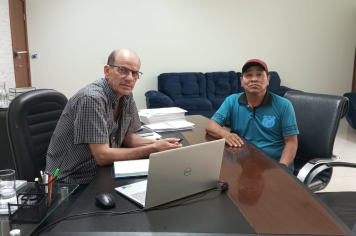 Prefeito de Amambai recebe diretor do Polo Base CASAI/DSEI-MS para discutir saúde e saneamento