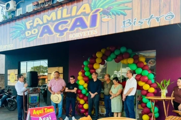 Família do Açaí é inaugurada em Amambai e transforma sonho em realidade