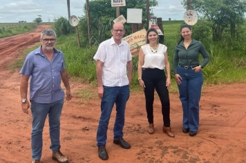 PREFEITURA DE AMAMBAI INICIA PLANEJAMENTO PARA REVITALIZAÇÃO DA ESTRADA DO MELANCIA ATÉ A PONTE DE DIVISA COM CAARAPÓ