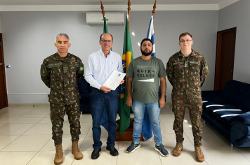 Prefeito de Amambai toma posse como Presidente da Junta de Serviço Militar