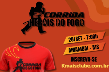 Última semana para se inscrever na 2ª Corrida Heróis do Fogo em Amambai
