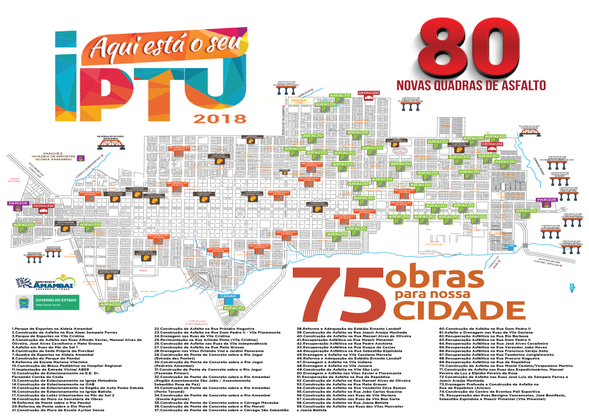 75 OBRAS PARA NOSSA CIDADE!