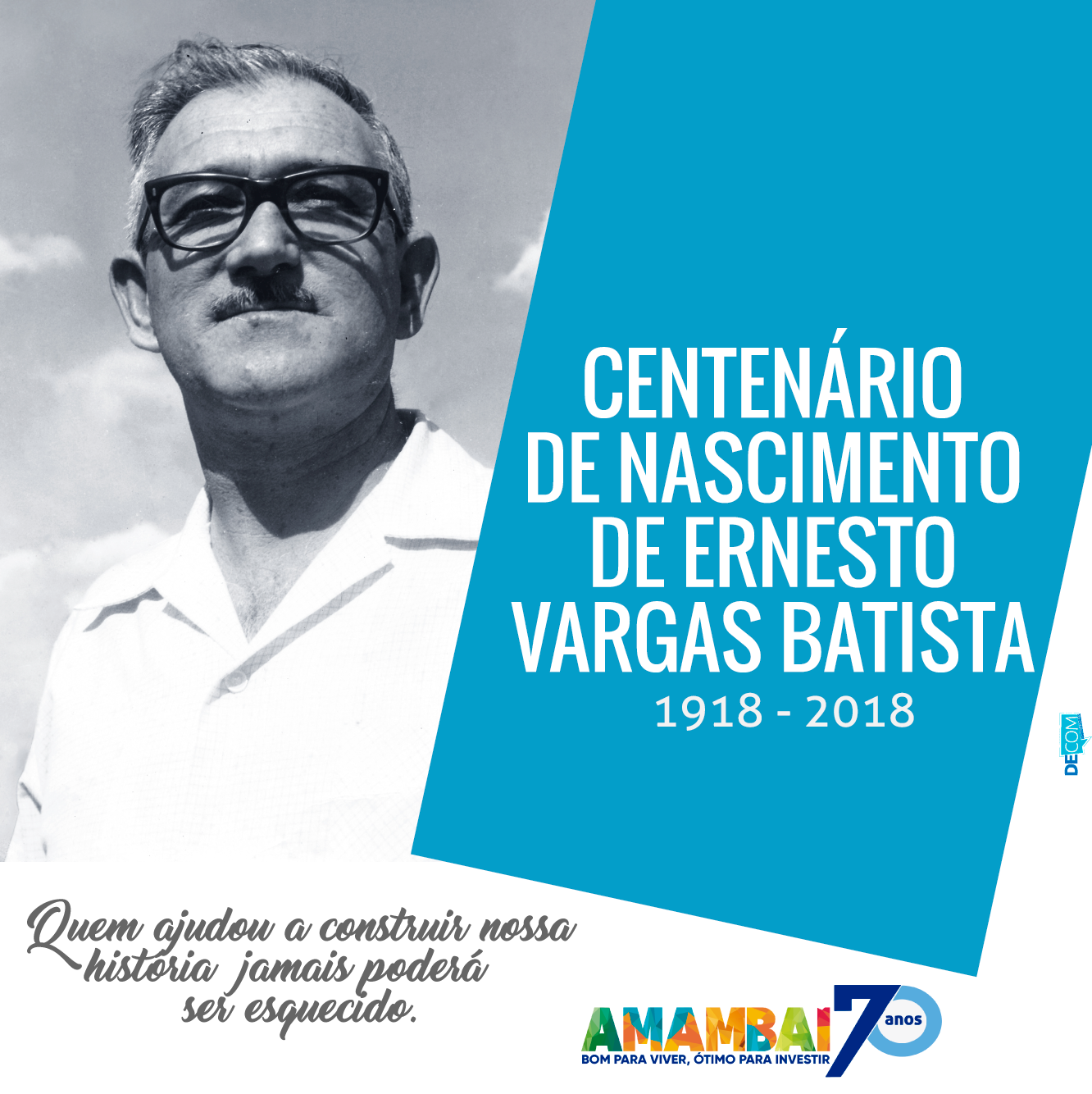 Centenário de nascimento de Ernesto Vargas Batista