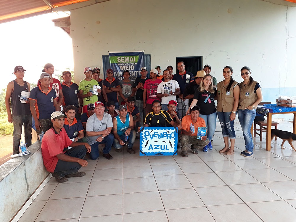 Secretaria Municipal de Meio Ambiente promove atividades sobre a saúde do homem