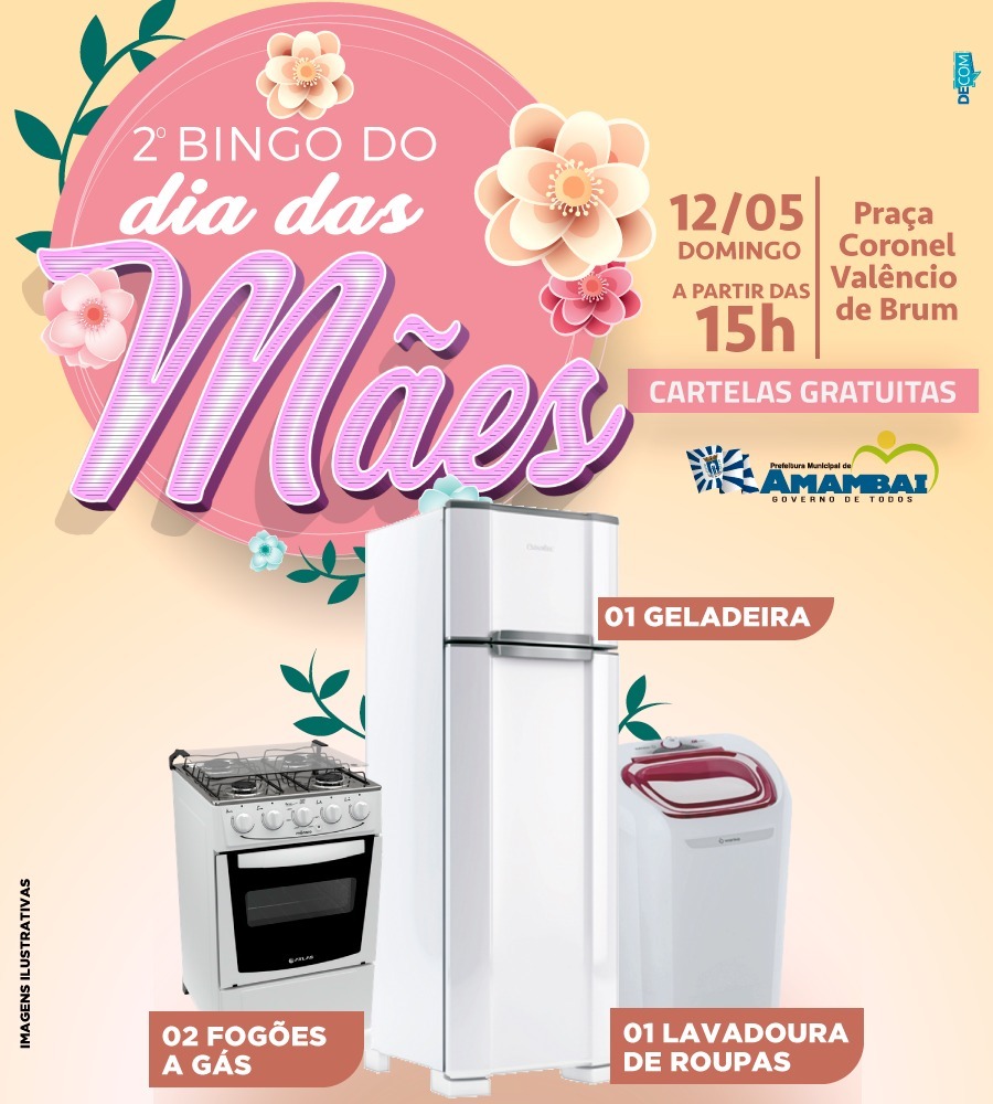 Bingo de Dia das Mães acontece neste domingo
