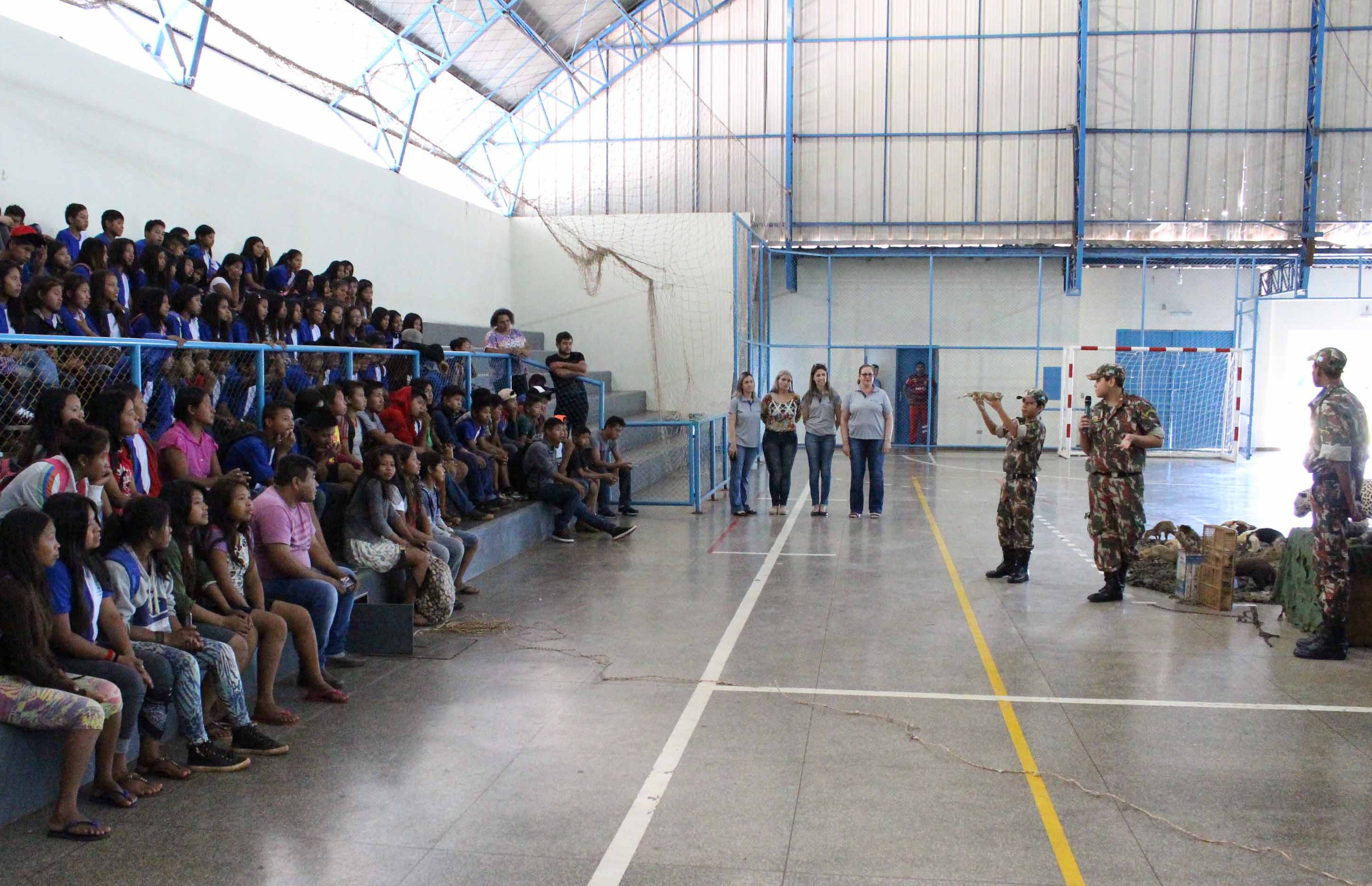 Projeto Florestinha ensina sobre reciclagem e expõe animais empalhados em Amambai