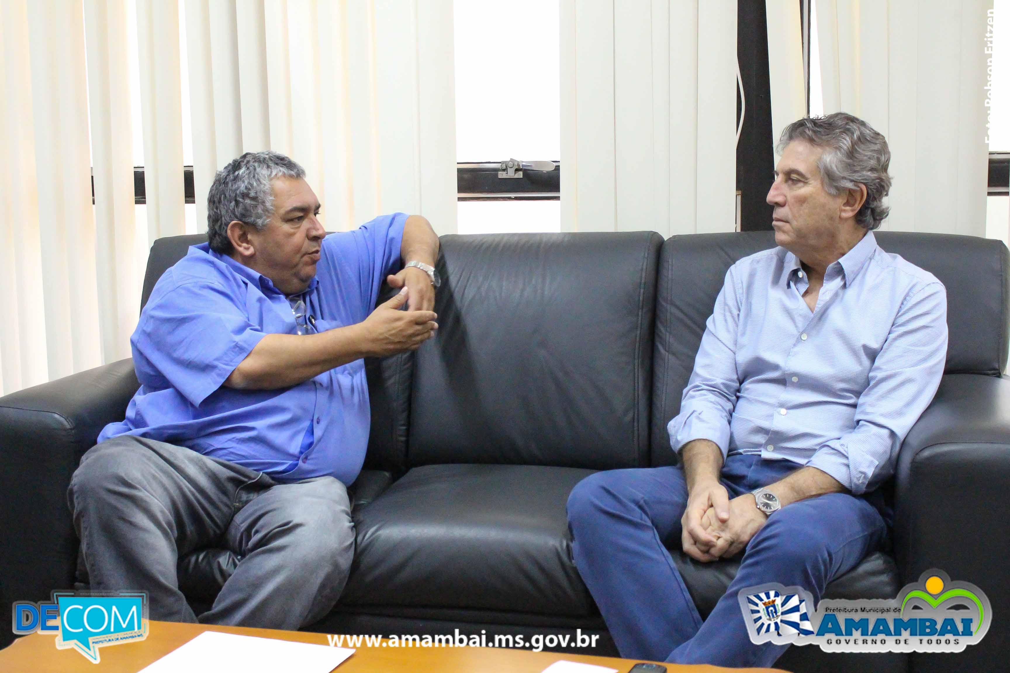 Valter Brito visita vice-governador para reunião