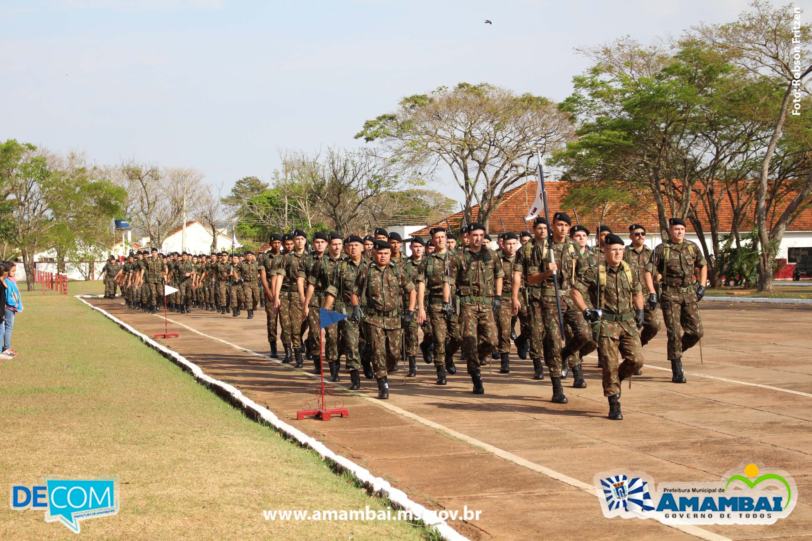 Solenidade militar marca encerramento da Semana da Pátria