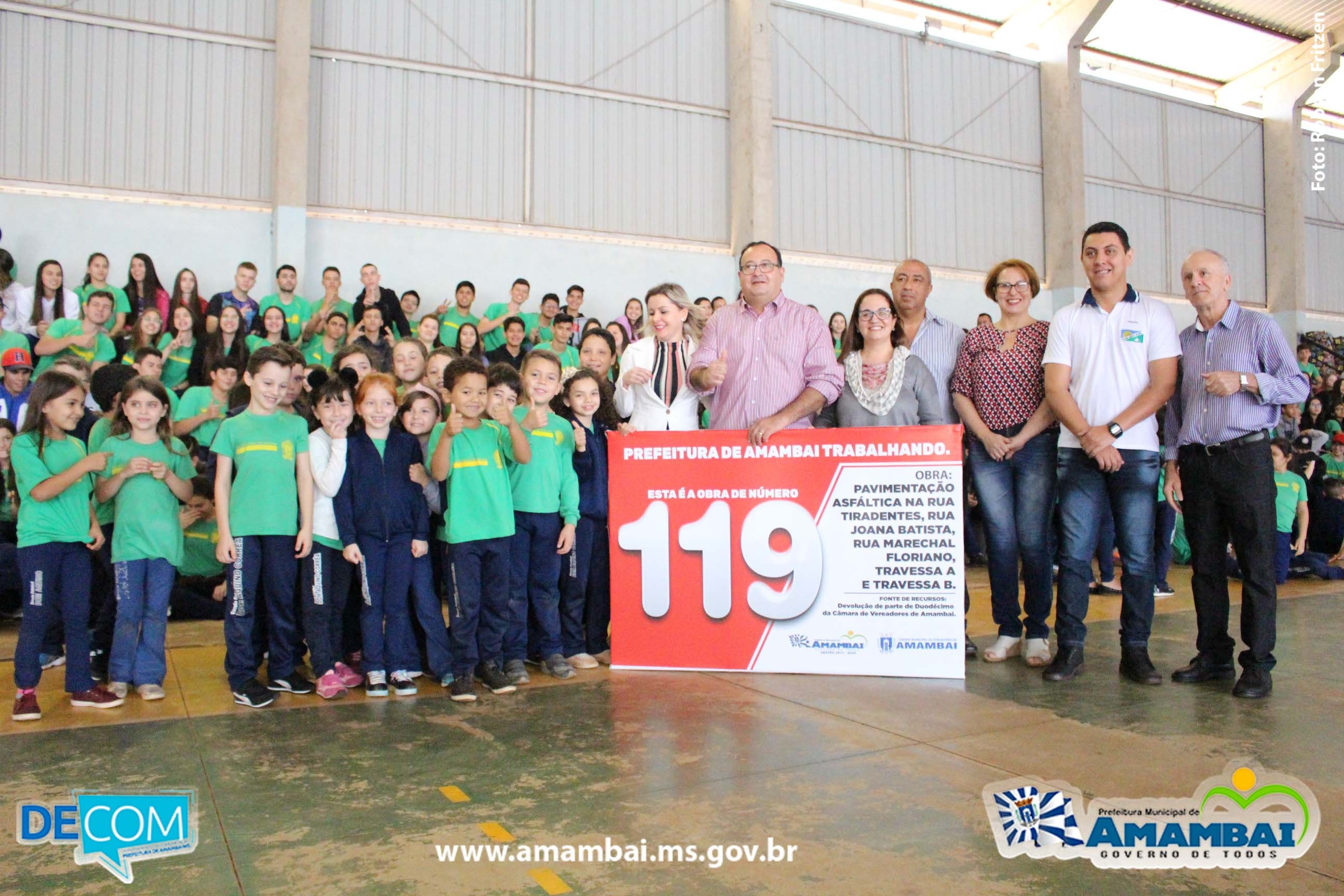 Diretora do Dom Aquino ressalta os trabalhos da Prefeitura e da Câmara