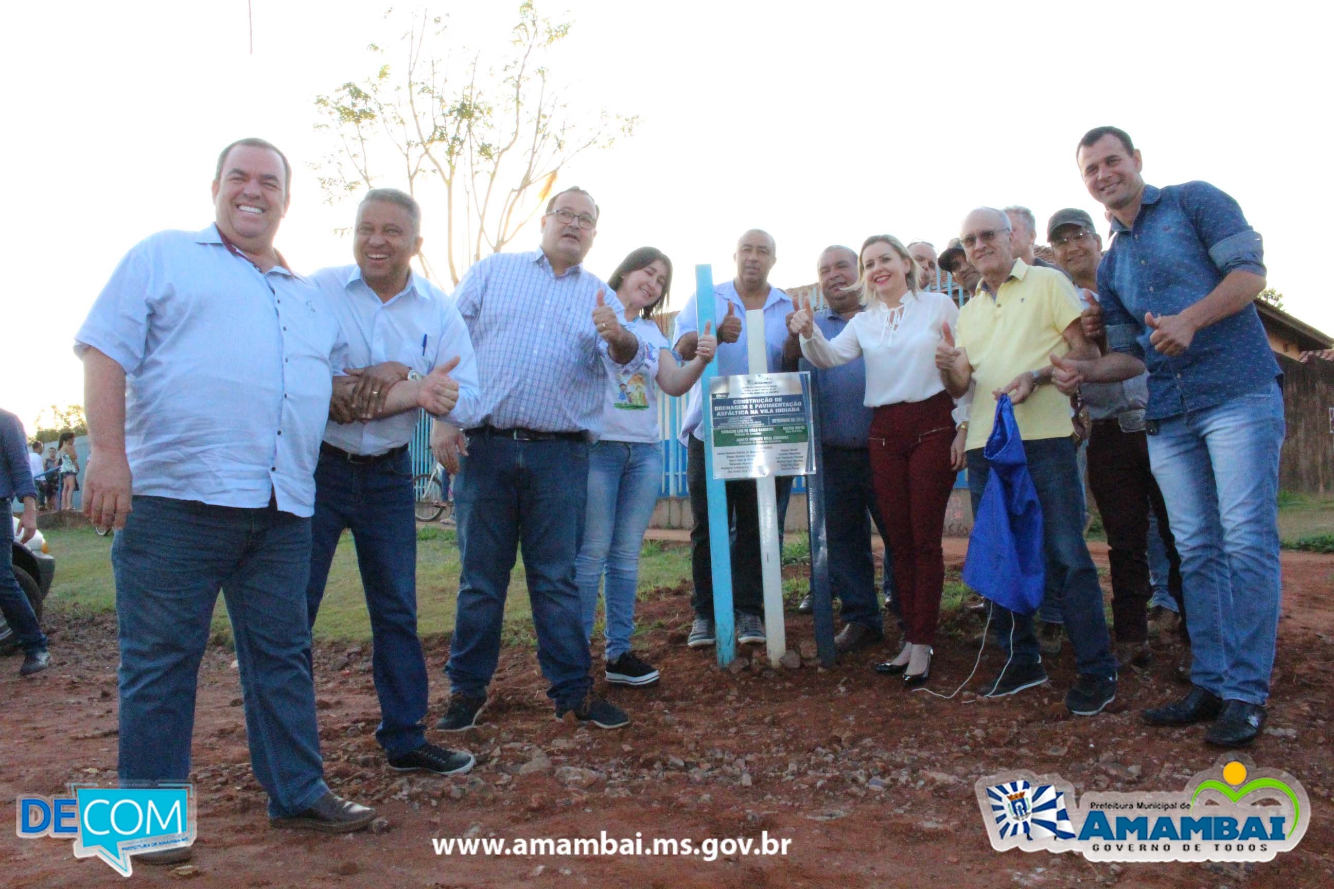 Prefeitura inaugurou obras de drenagem e asfalto em 100% da vila Indiana