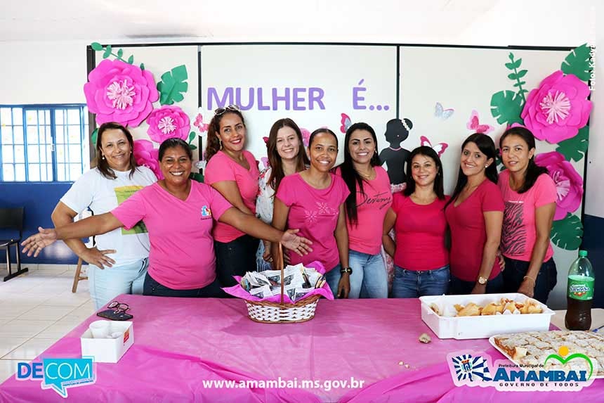 USF das vilas Guape e Cristina realizou programação especial para as mulheres nesta segunda-feira