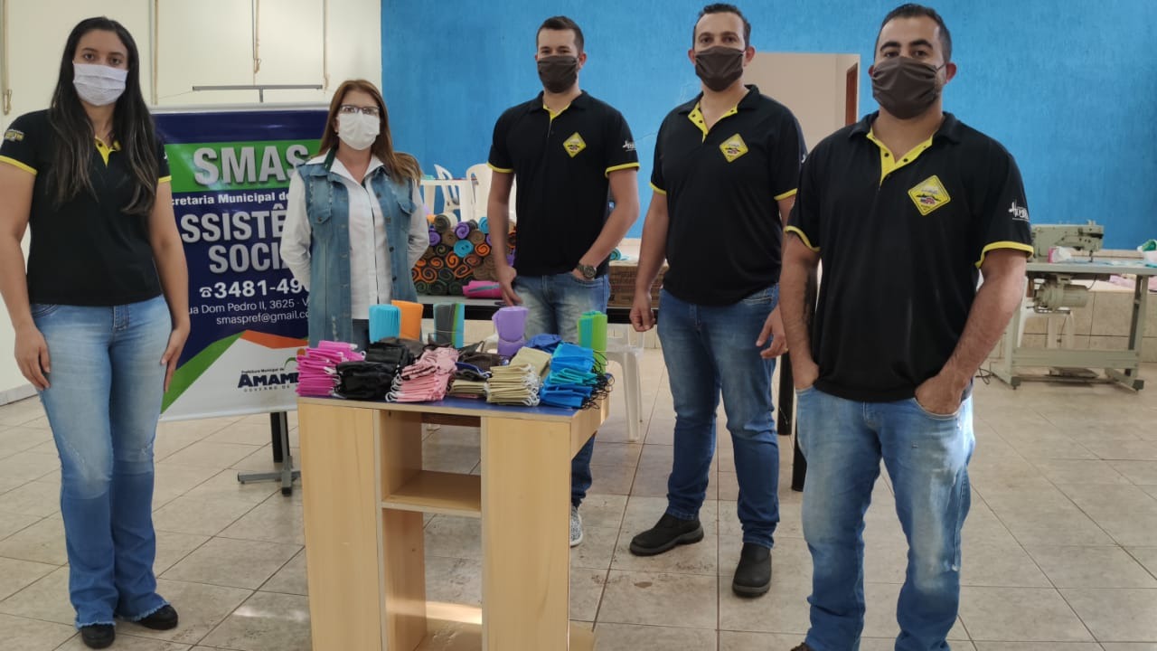 ASSAR doou máscaras de proteção para campanha Eu me amo, uso máscara