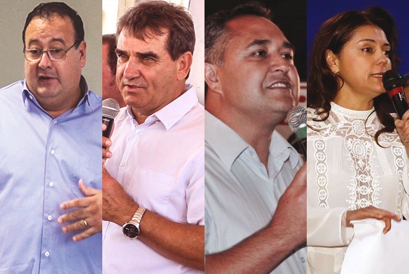 Prefeitos do Conisul acompanham obras da estrada do Rio Vermelho em Sete Quedas