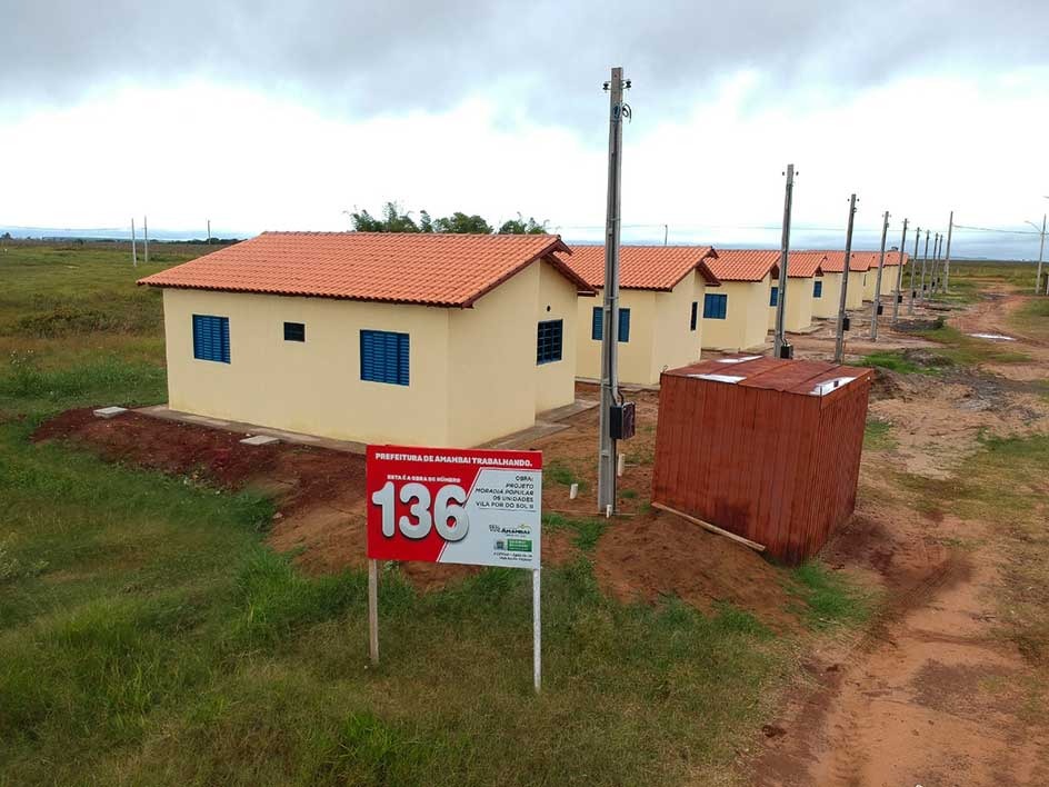 Prefeitura de Amambai inaugura nesta quinta nove casas no Residencial Pôr do Sol através do Programa Moradia Popular