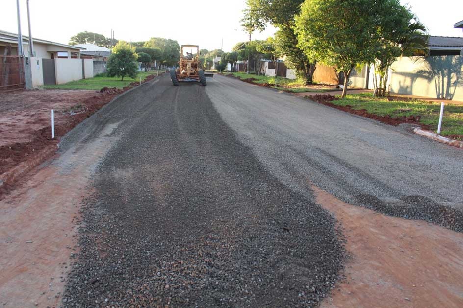Prefeitura de Amambai inaugurou de forma virtual asfalto da vila Pimentel