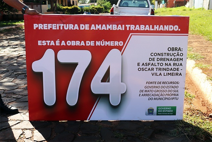 Prefeitura de Amambai lança novas obras de pavimentação e recapeamento na região sul do município