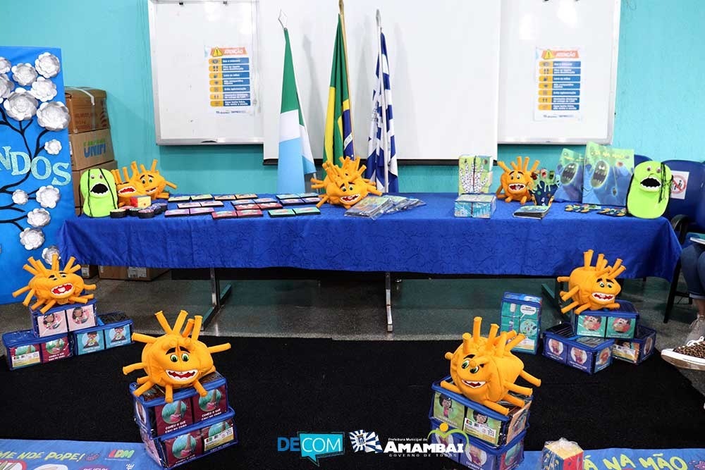 Prefeitura de Amambai distribui kit educativo sobre COVID-19 para escolas