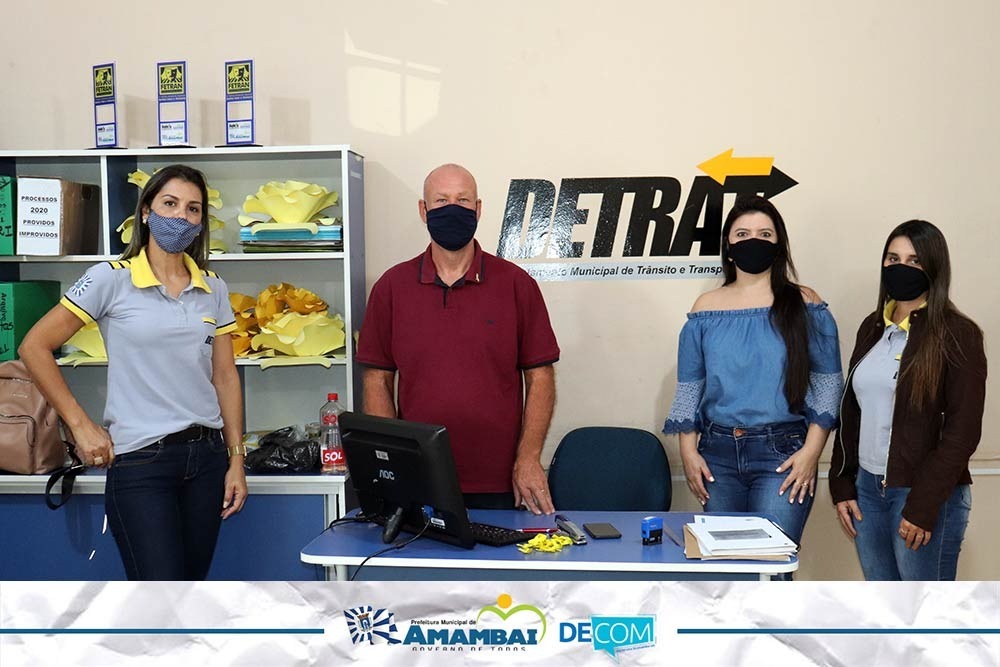 Campanha Maio Amarelo da Prefeitura de Amambai busca conscientização no trânsito