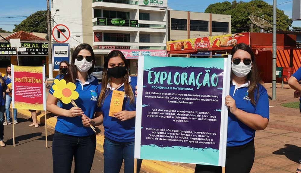 Secretaria de Assistência Social realizou conscientização da população neste dia 18 de maio