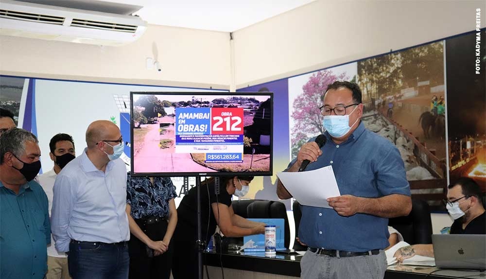 Em Ato de Governo, Prefeito Bandeira anuncia quase 40 milhões em investimentos para Amambai