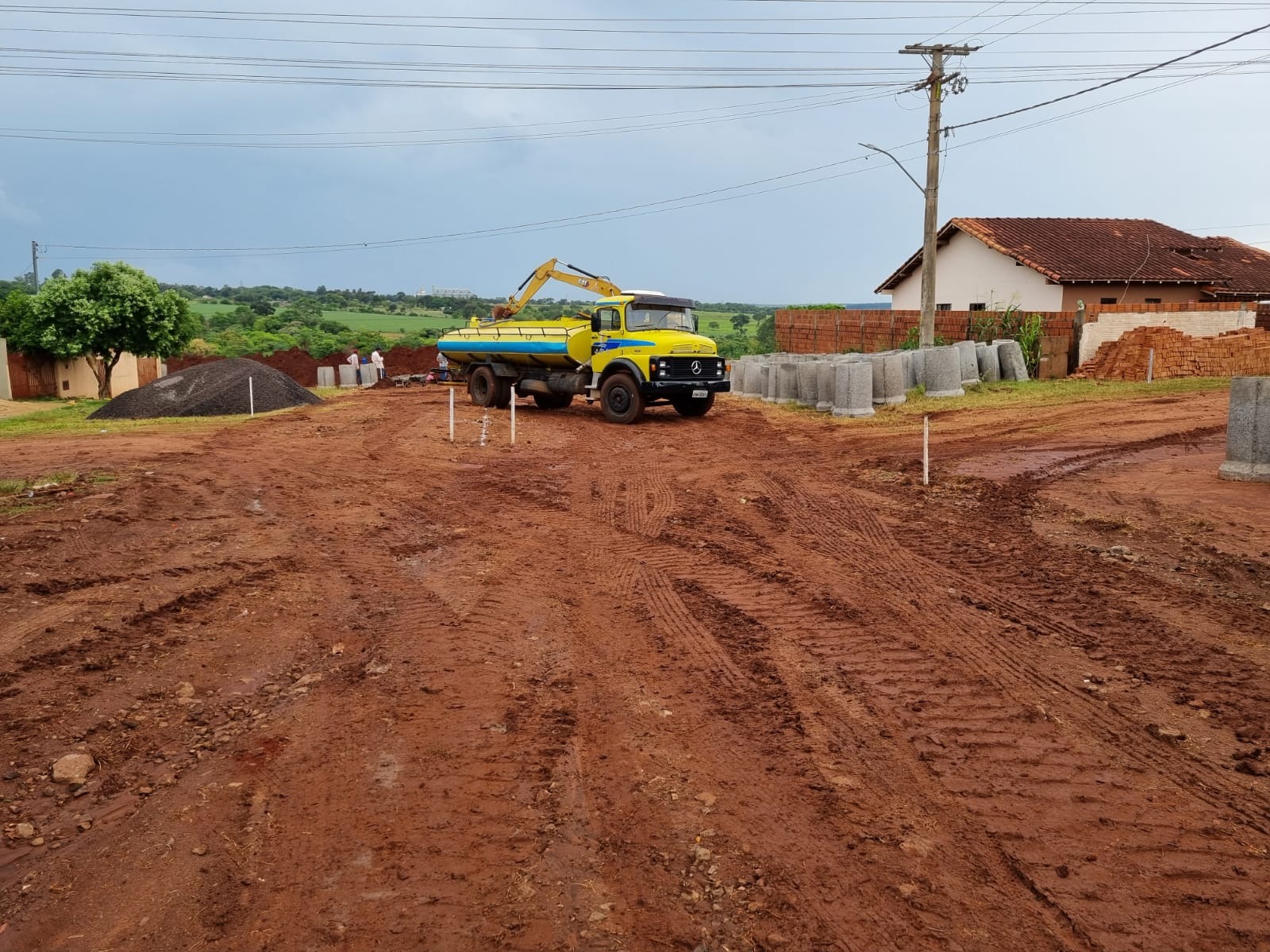 Prefeitura de Amambai inicia segunda obra de 2022: drenagem e pavimentação no Jardim Panorama