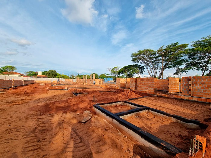 Obra de construção do Centro de Atenção Psicossocial (CAPS) em Amambai está a todo vapor