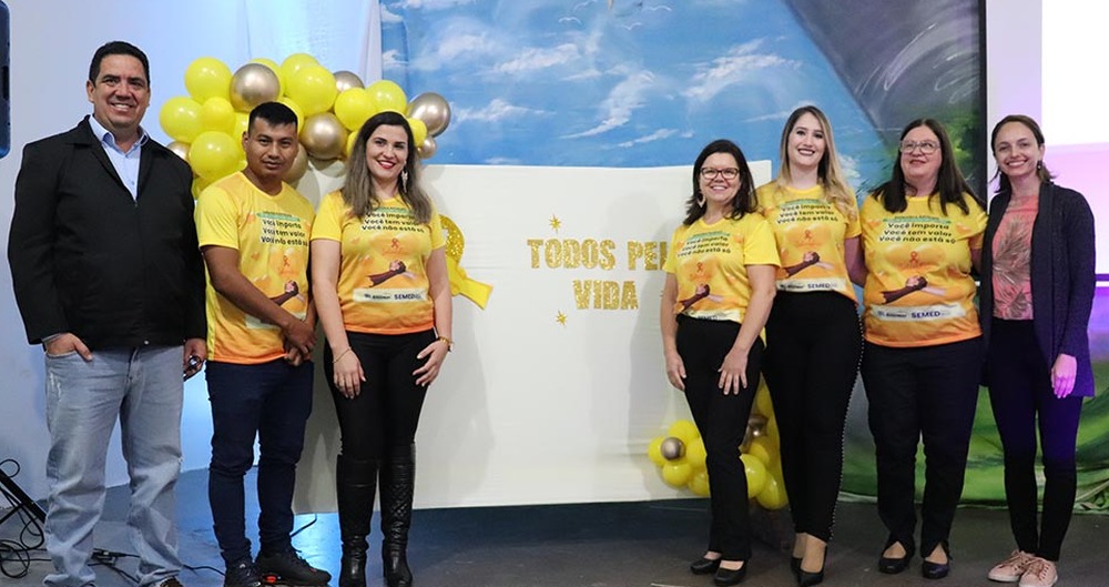 Secretaria de Educação realiza abertura da campanha Setembro Amarelo em Amambai