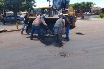 Secretaria de Serviços Urbanos intensifica Operação Tapa-Buraco após período de chuvas em Amambai
