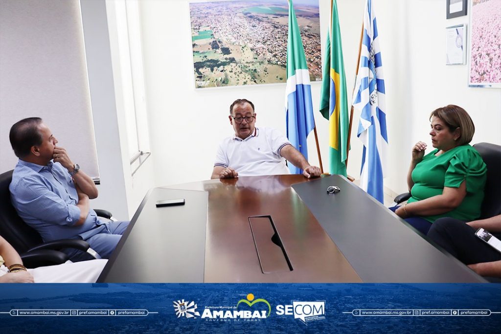 Em visita a Amambai, Coronel David reafirma compromisso com a gestão de Dr. Bandeira