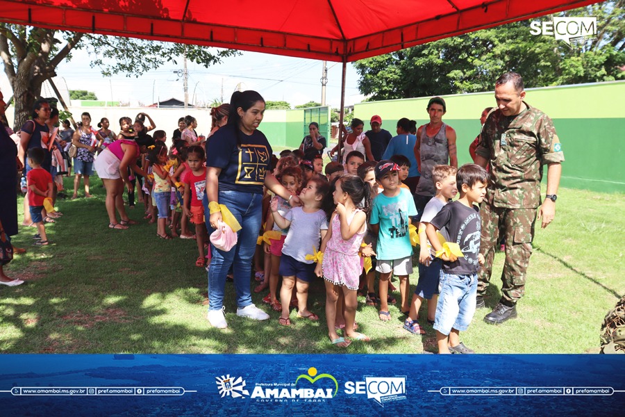 Mais Social em Ação ofereceu serviços e recreação às famílias de Amambai