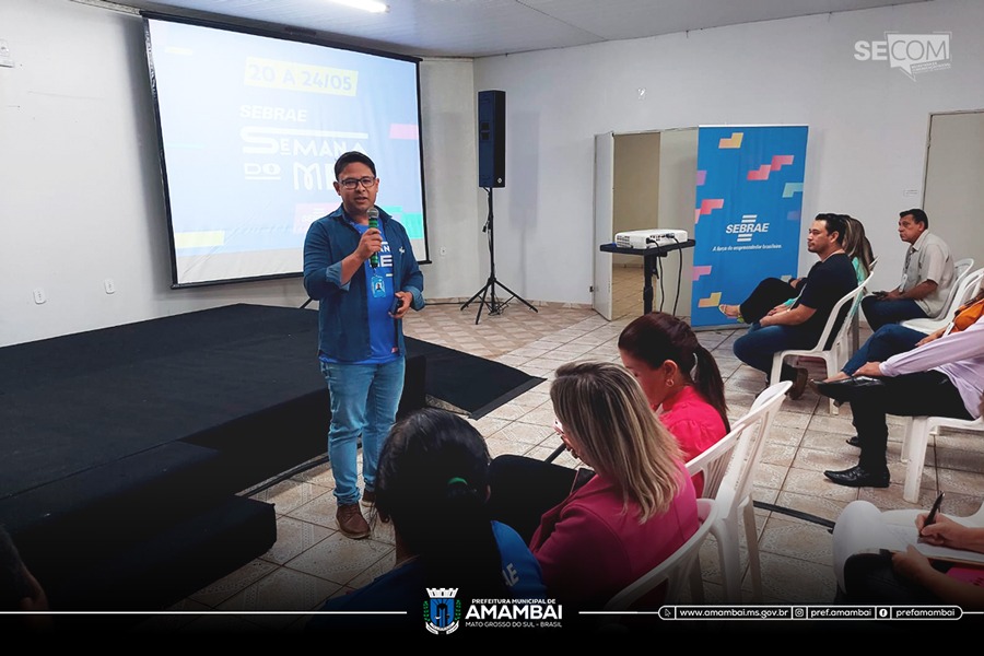 Prefeitura e Sebrae/MS realizam treinamento gratuito aos empreendedores de Amambai