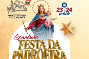 Festa da Padroeira Nossa Senhora Auxiliadora acontece nos dias 23 e 24 de maio em Amambai