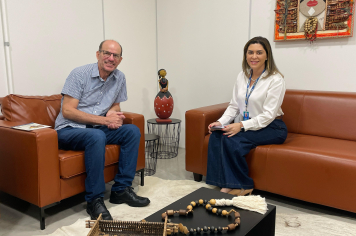 Prefeito Sérgio Barbosa se reúne com Secretária de Estado da Cidadania para discutir projetos voltados à comunidade indígena