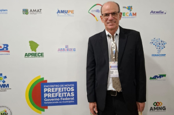 Prefeito Sérgio Barbosa participa de encontro nacional de prefeitos e prefeitas em Brasília
