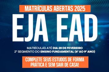 Matrículas Abertas para a EJA EAD 2025 em Amambai