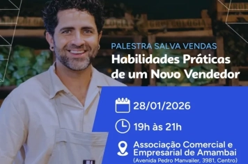 Palestra gratuita orienta novos vendedores em Amambai