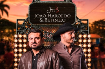 A dupla João Haroldo e Betinho se apresenta neste sábado, a partir das 19h, na praça central