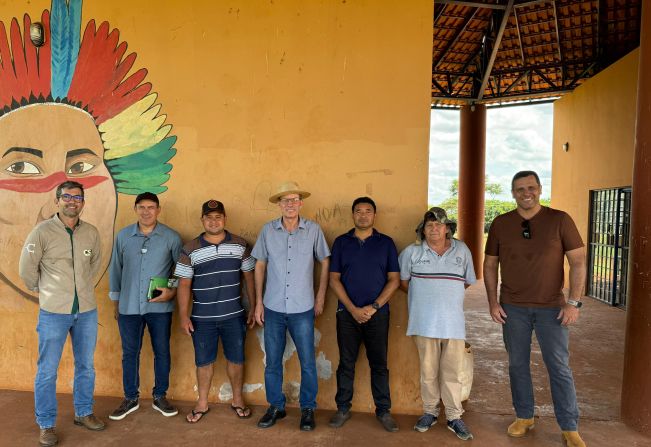 Prefeitura, Agraer e UEMS visitam local para criação de viveiro de erva-mate