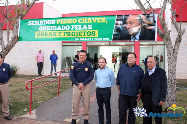Senador Pedro Chaves e o Deputado Estadual Coronel David visitam o Município de Amambai