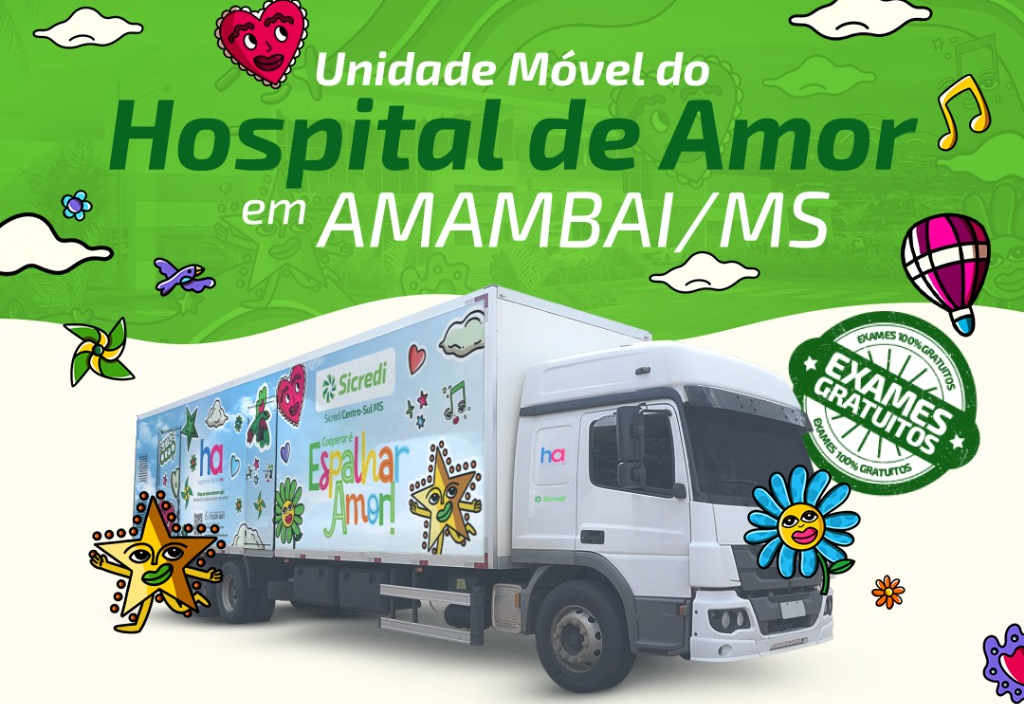 Unidade Móvel do Hospital de Amor inicia hoje atendimentos em Amambai