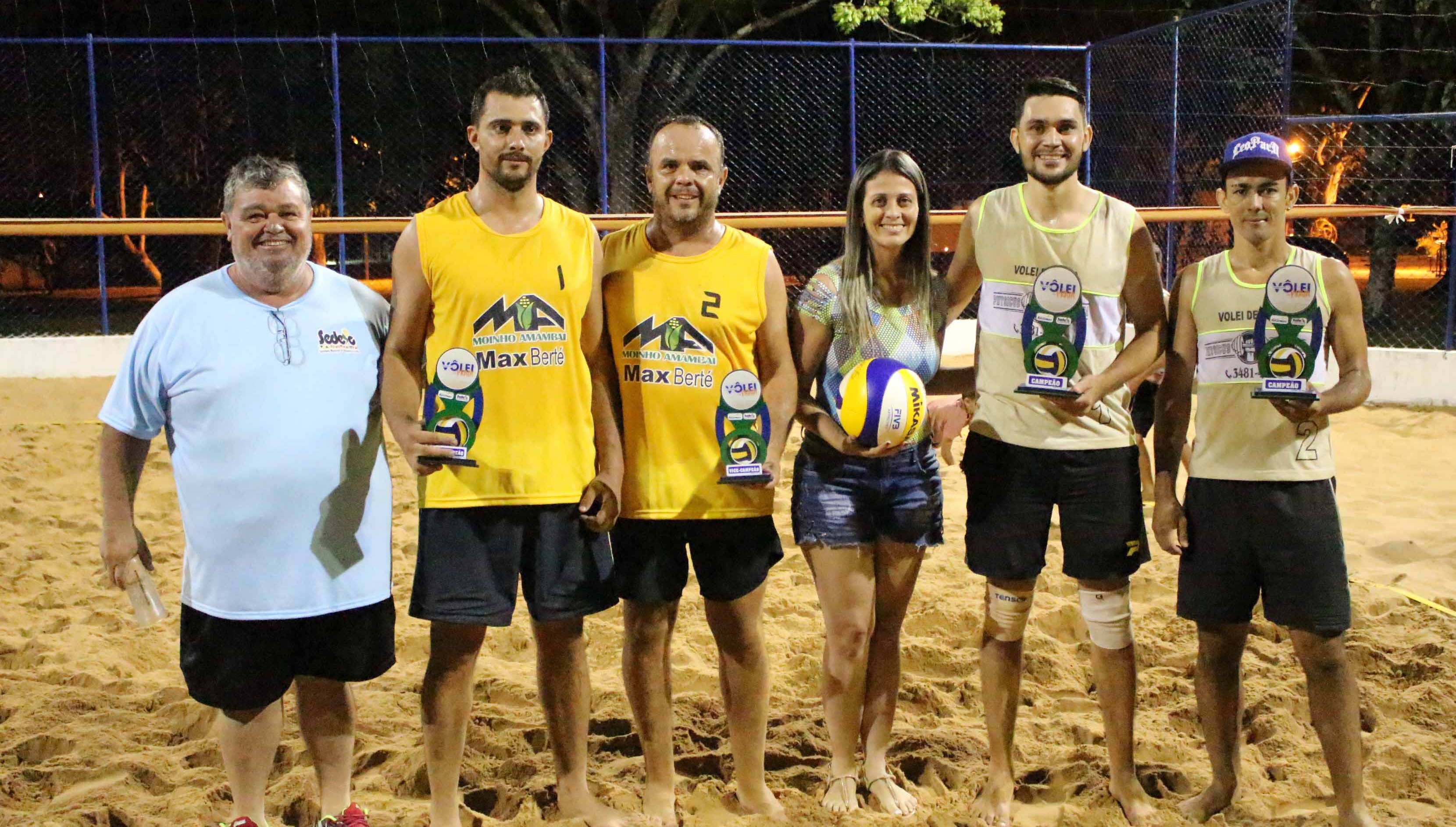 Campeonato de Voleibol de Praia aconteceu neste final de semana em Amambai