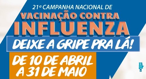 Campanha nacional de vacinação contra a Influenza começa neste dia 10