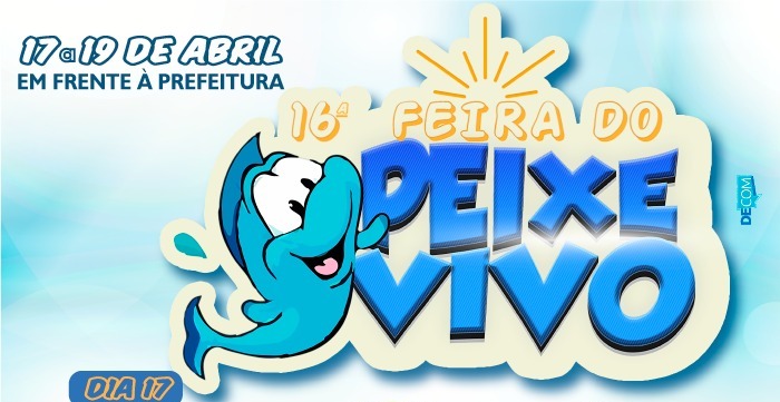 16ª Feira do Peixe Vivo começa na próxima quarta-feira (17)