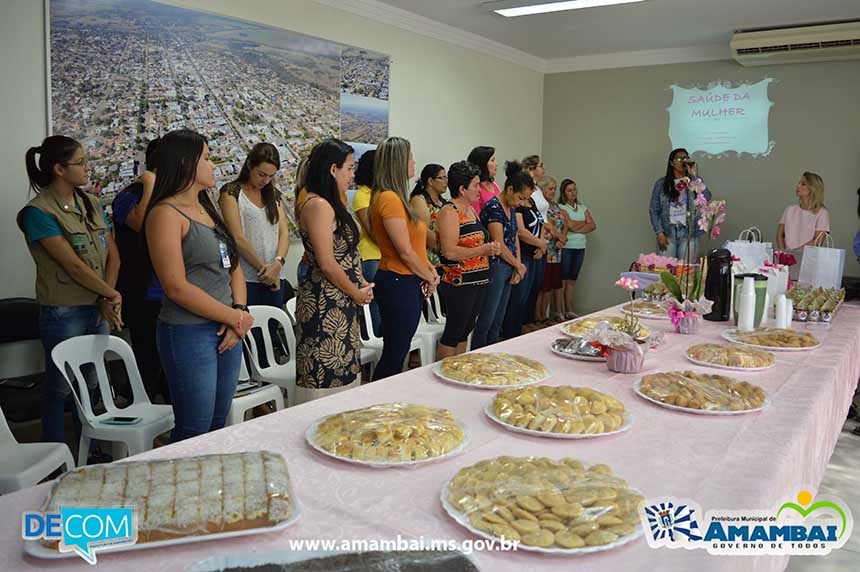 Coordenadoria da Mulher realizou programação especial para mulheres do Paço Municipal