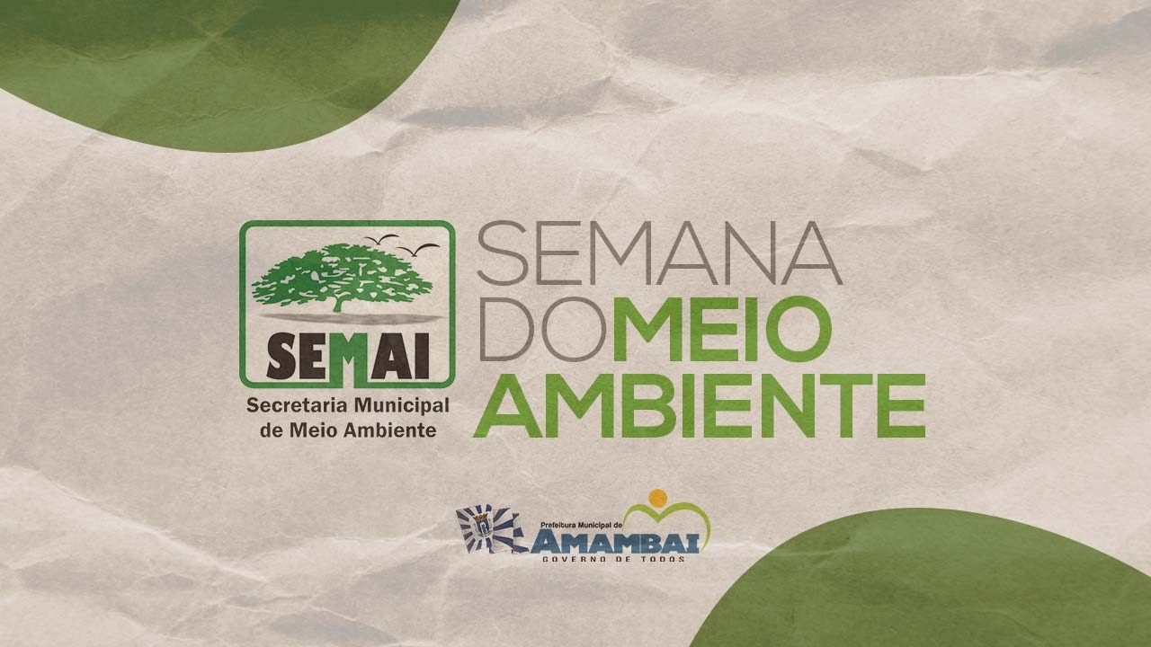 Semana do Meio Ambiente começa nesta segunda com programação digital