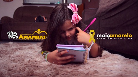 Prefeitura de Amambai encerra campanha do Maio Amarelo com vídeo alusivo para educação infantil
