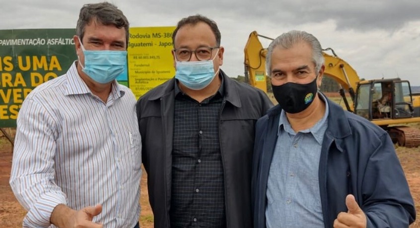 Governador Reinaldo Azambuja cumpre agenda de lançamentos e inaugurações em Amambai nesta quinta-feira