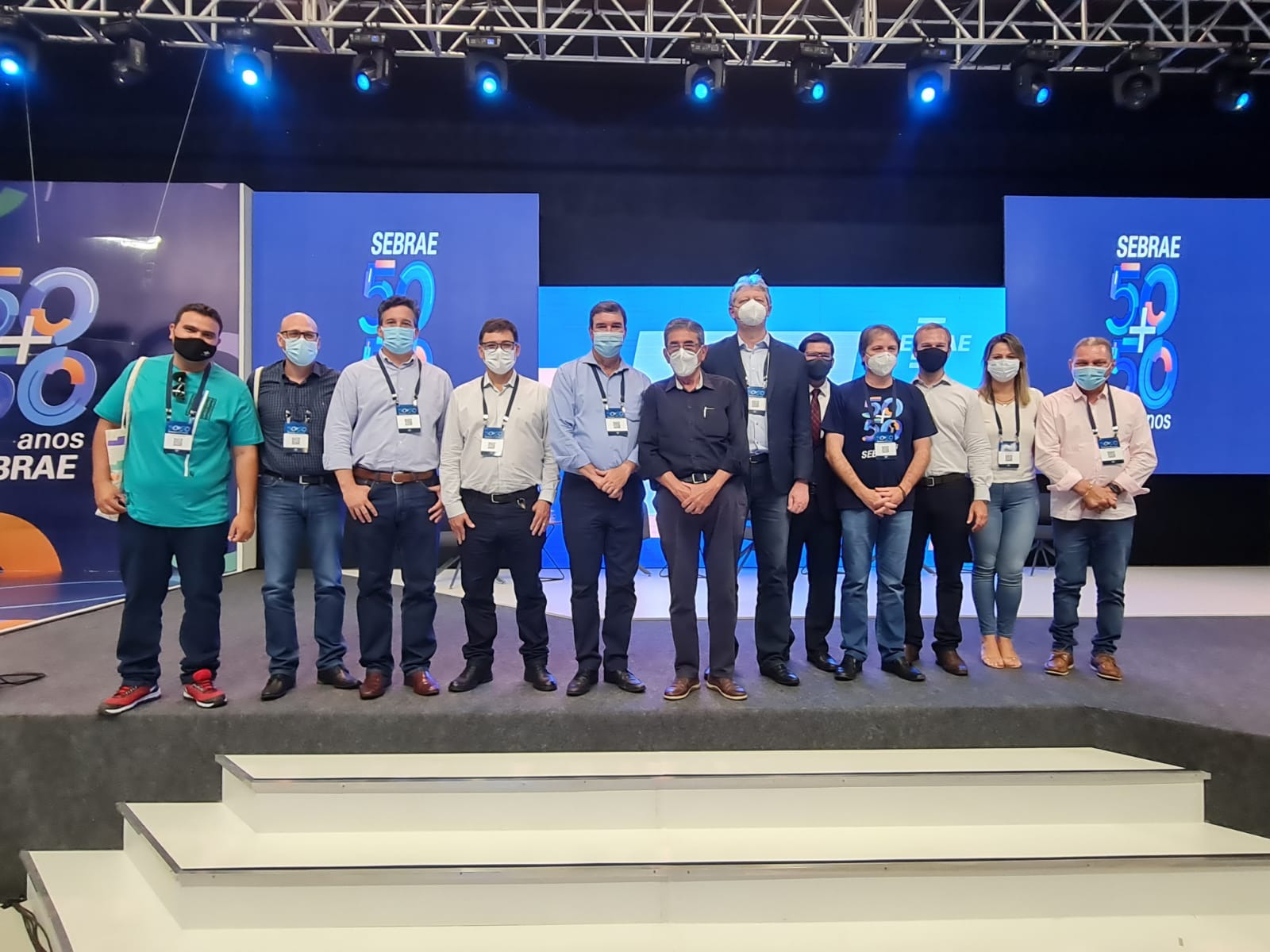 Vice-prefeito e servidores da Prefeitura de Amambai participam do evento SEBRAE 50+50 em Campo Grande