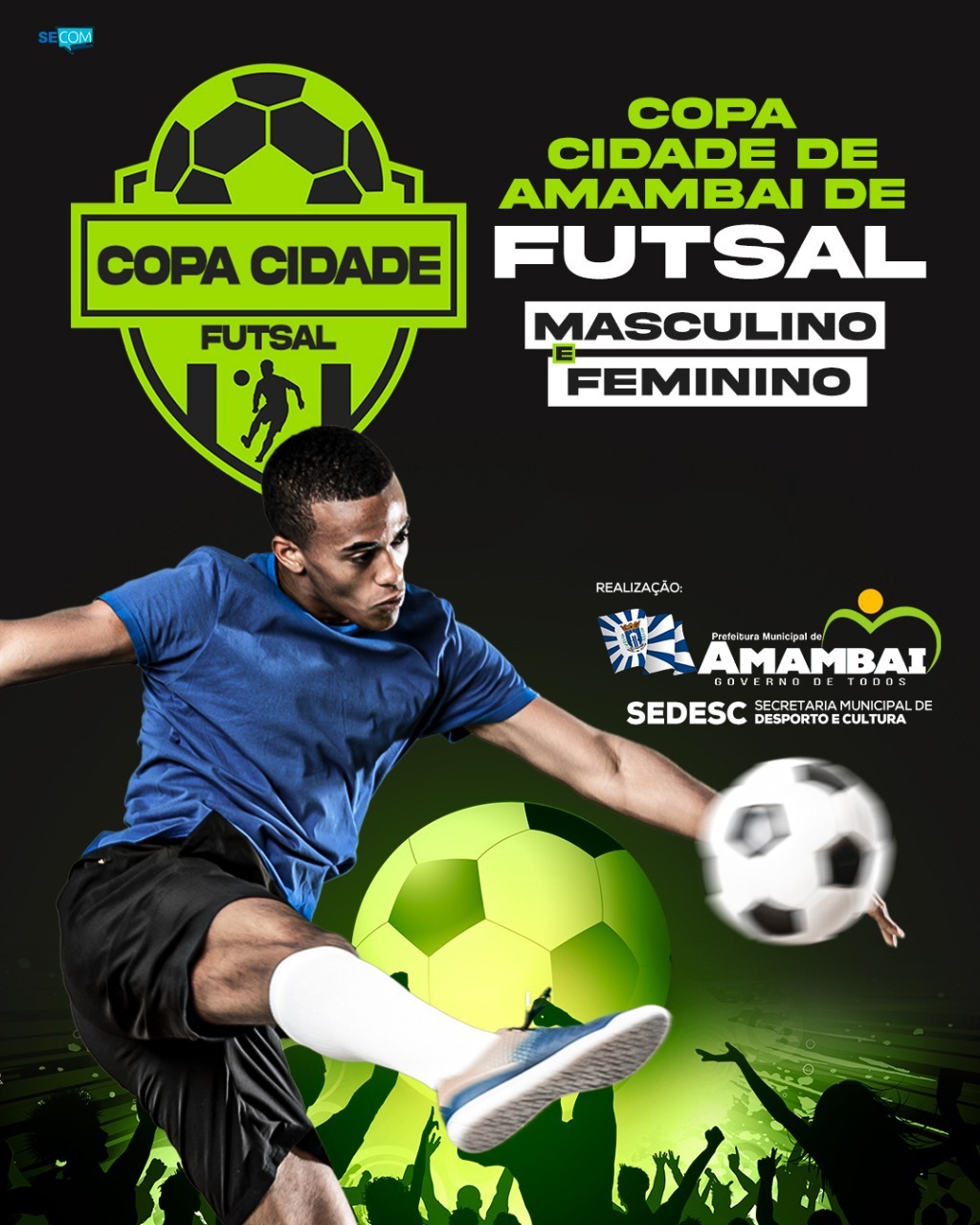 Copa Cidade de Amambai de Futsal tem início nesta sexta-feira