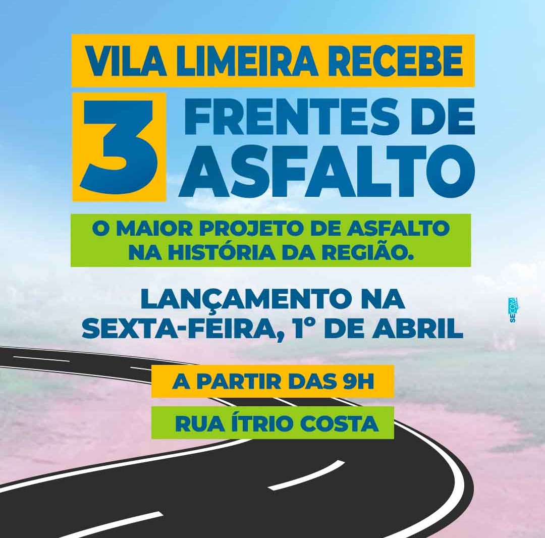 Prefeitura de Amambai lança maior projeto de drenagem e asfalto na história da vila Limeira